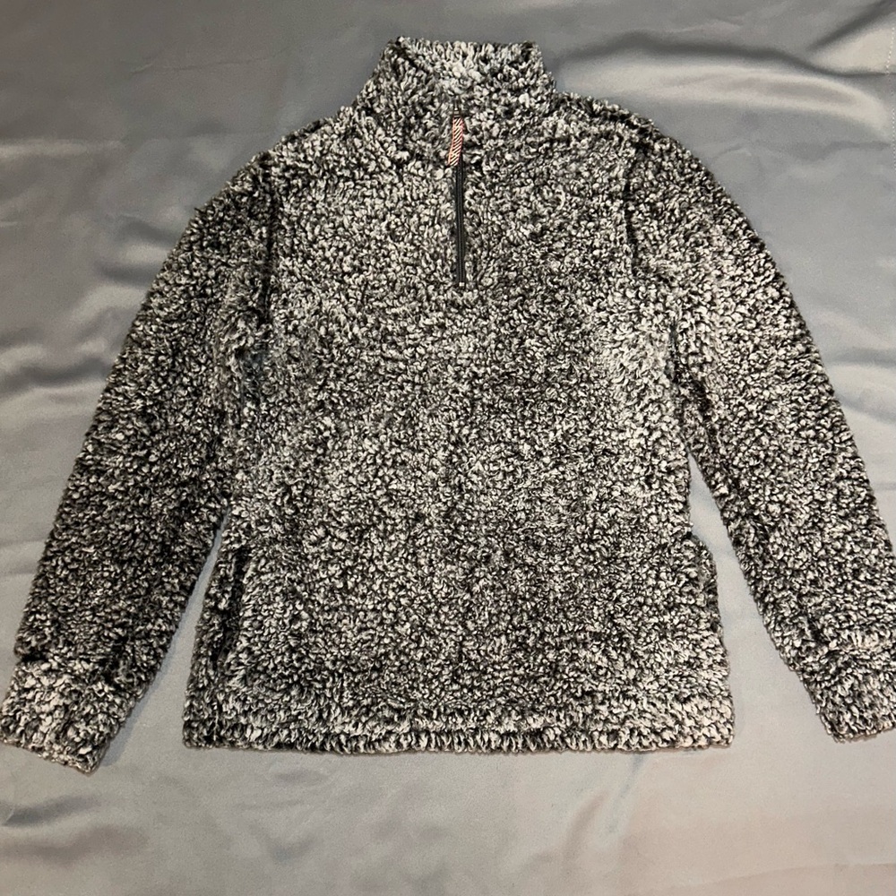 Weatherproof vintage pullover fleece